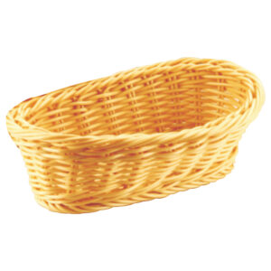 סלסלה פלסטיק דמוי קש